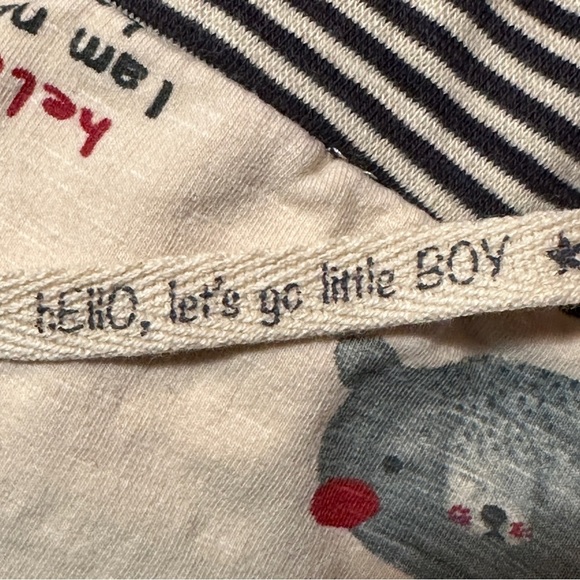 Babybol 12 month boy pants, drawstring, bought in Ireland, cotton blend - Picture 4 of 9